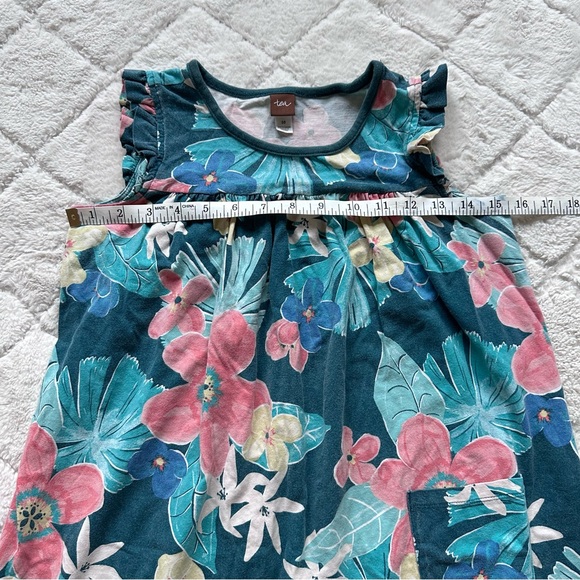 Tea Collection | "Coral Fern" Mighty Mini Dress | Size 10 - Picture 6 of 7